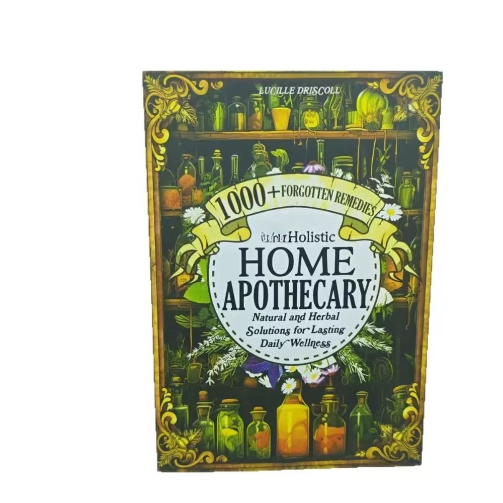 Herbal Wellness Book - Natürliches Kräuter-Wellness-Buch Täglicher Pflanzengesundheitsleitfaden Selbstpflege-Lesebuch für