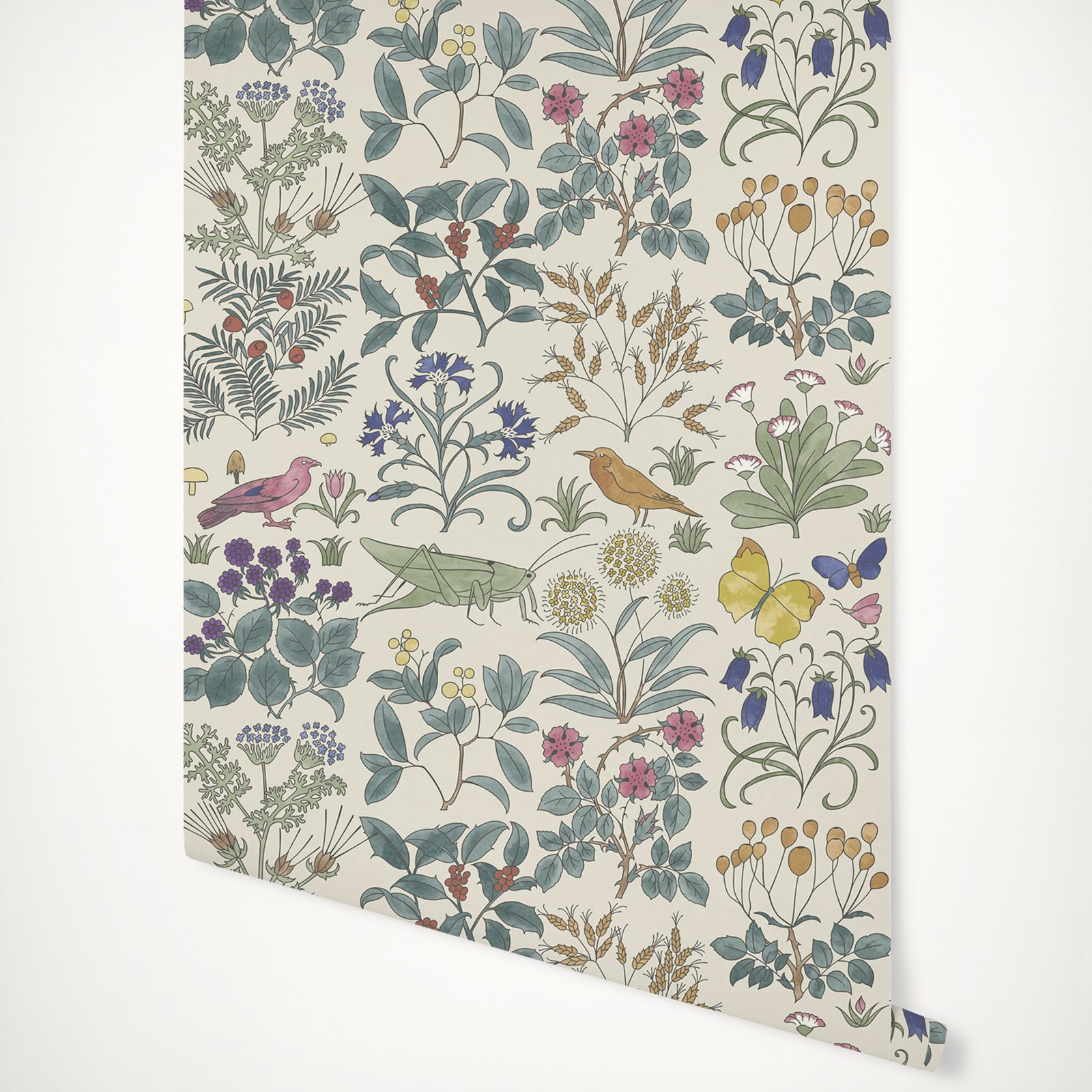Herbal Wallpaper - Apotheker Garten tapete mit Garten pflanzen