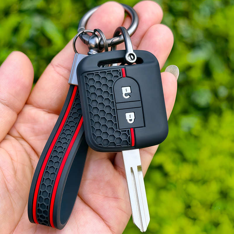Wellness X - Silikon-Fernbedienungsgehäuse mit 2 Tasten für Nissan