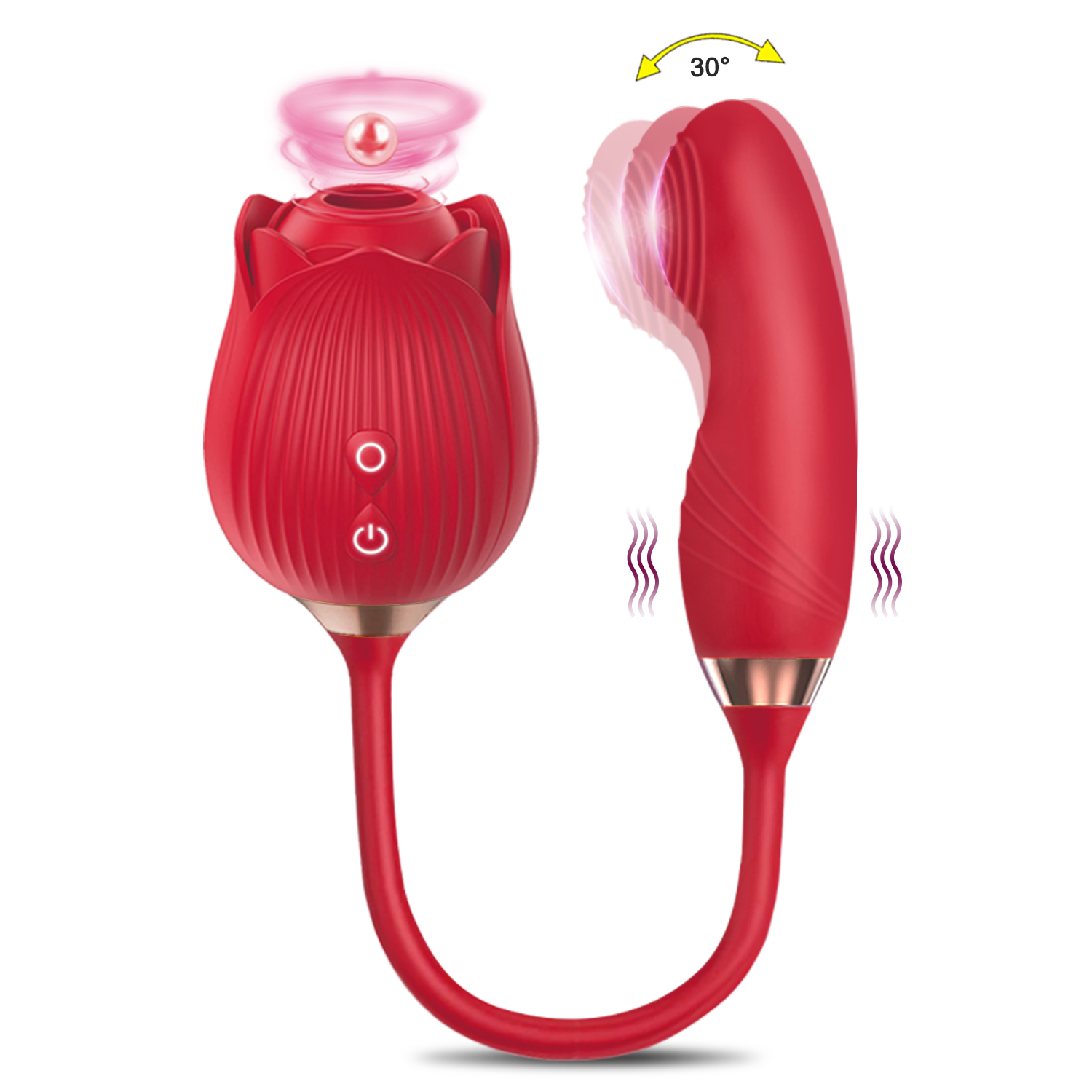 Wellness X - Klitoris-Sauger-Vibrator für Frauen, Nippel-Klitoris-Stimulator, weiblicher Masturbator,
