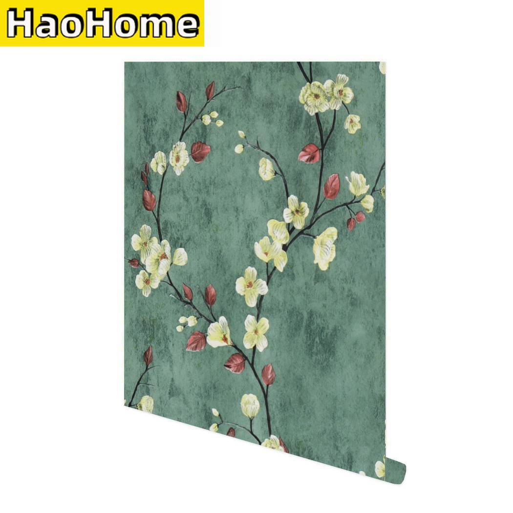 Herbal Wallpaper - Blume Baum Schälen und Stick Tapete