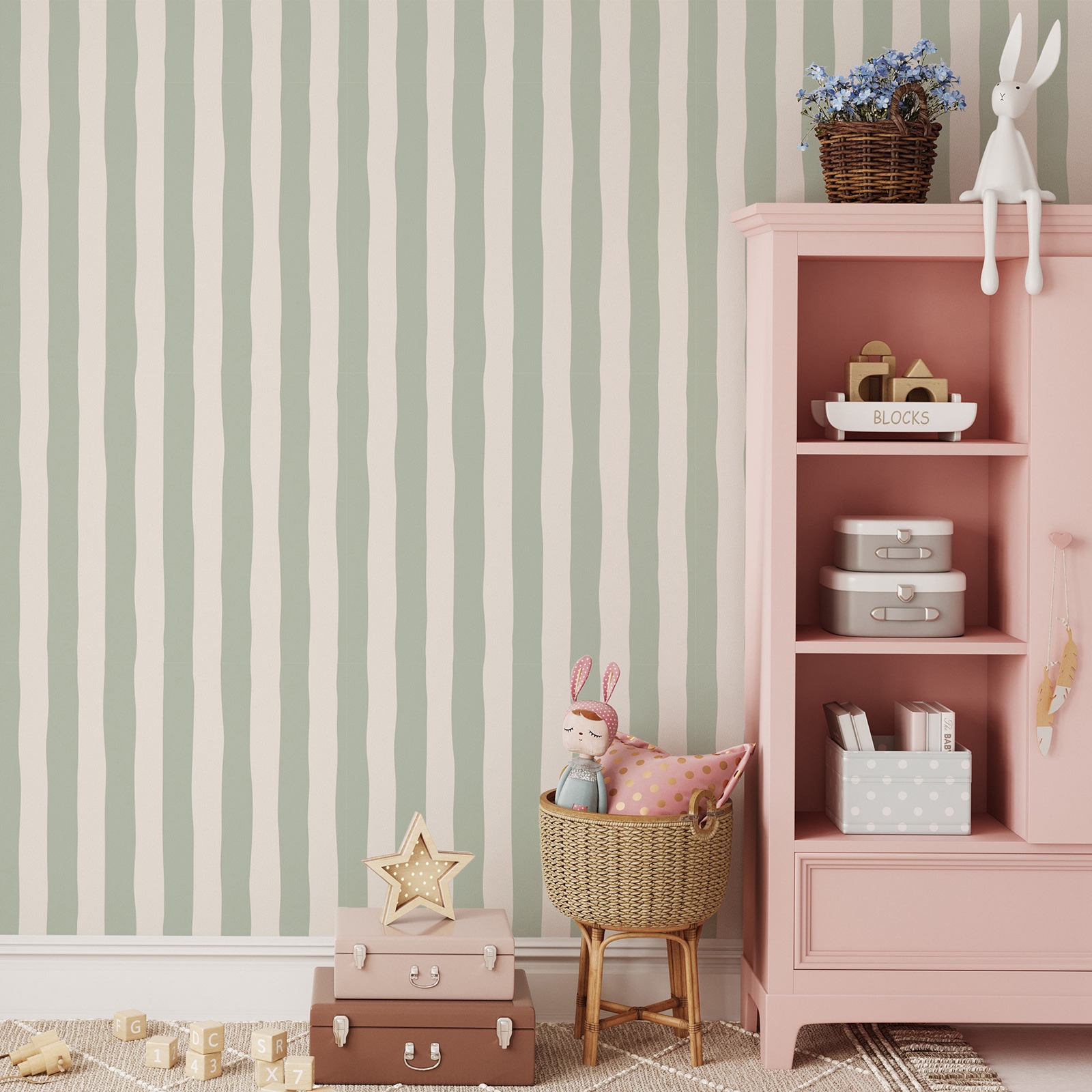 Abnehmbare Tapete mit salbeigr – Herbal Wallpaper Bewertung und Preis