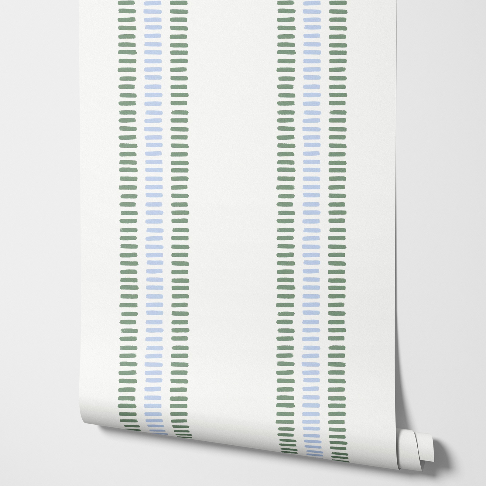 Sommerstreifen in weicher blau – Herbal Wallpaper Bewertung und Preis