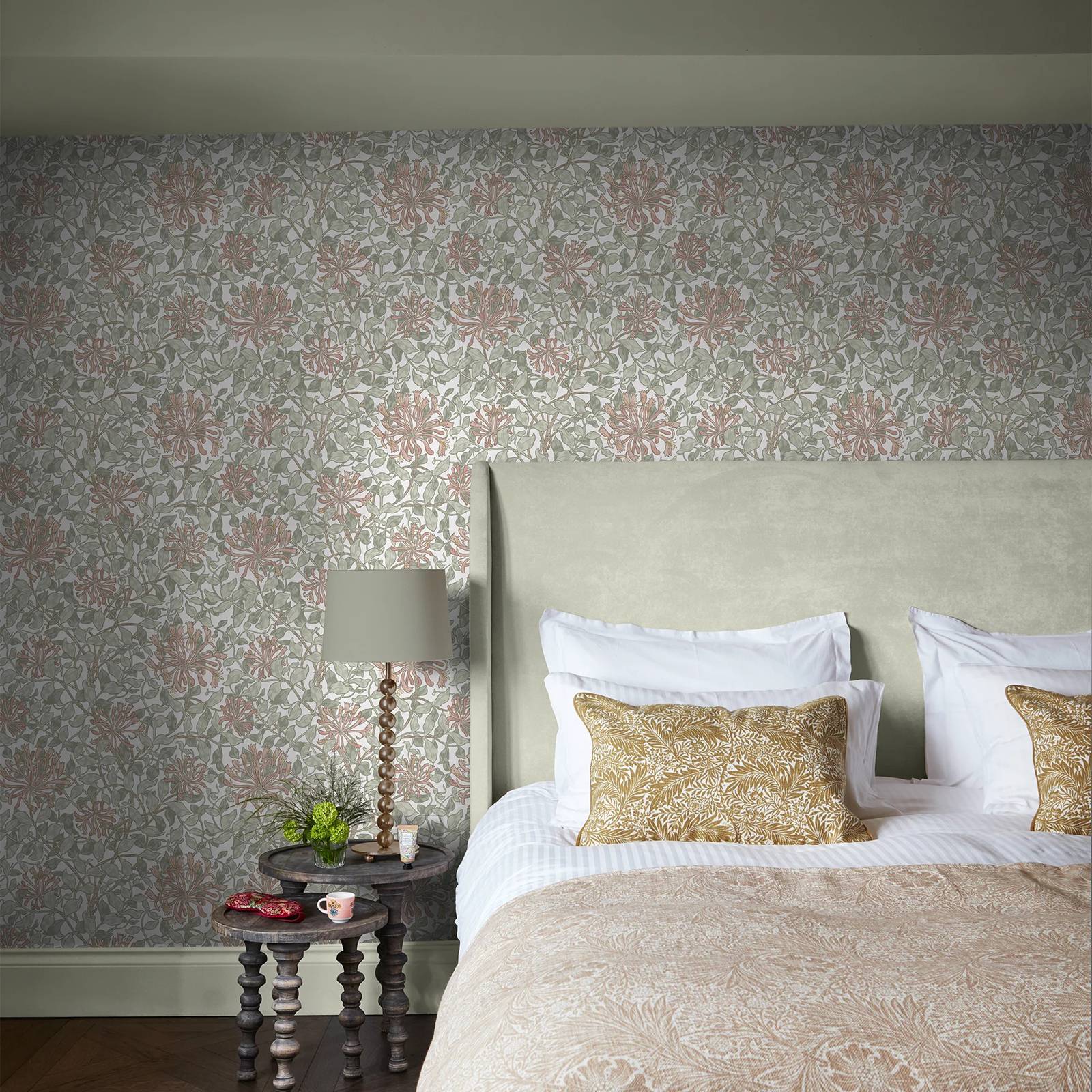 William Morris Honeysuckle May – Herbal Wallpaper Bewertung und Preis