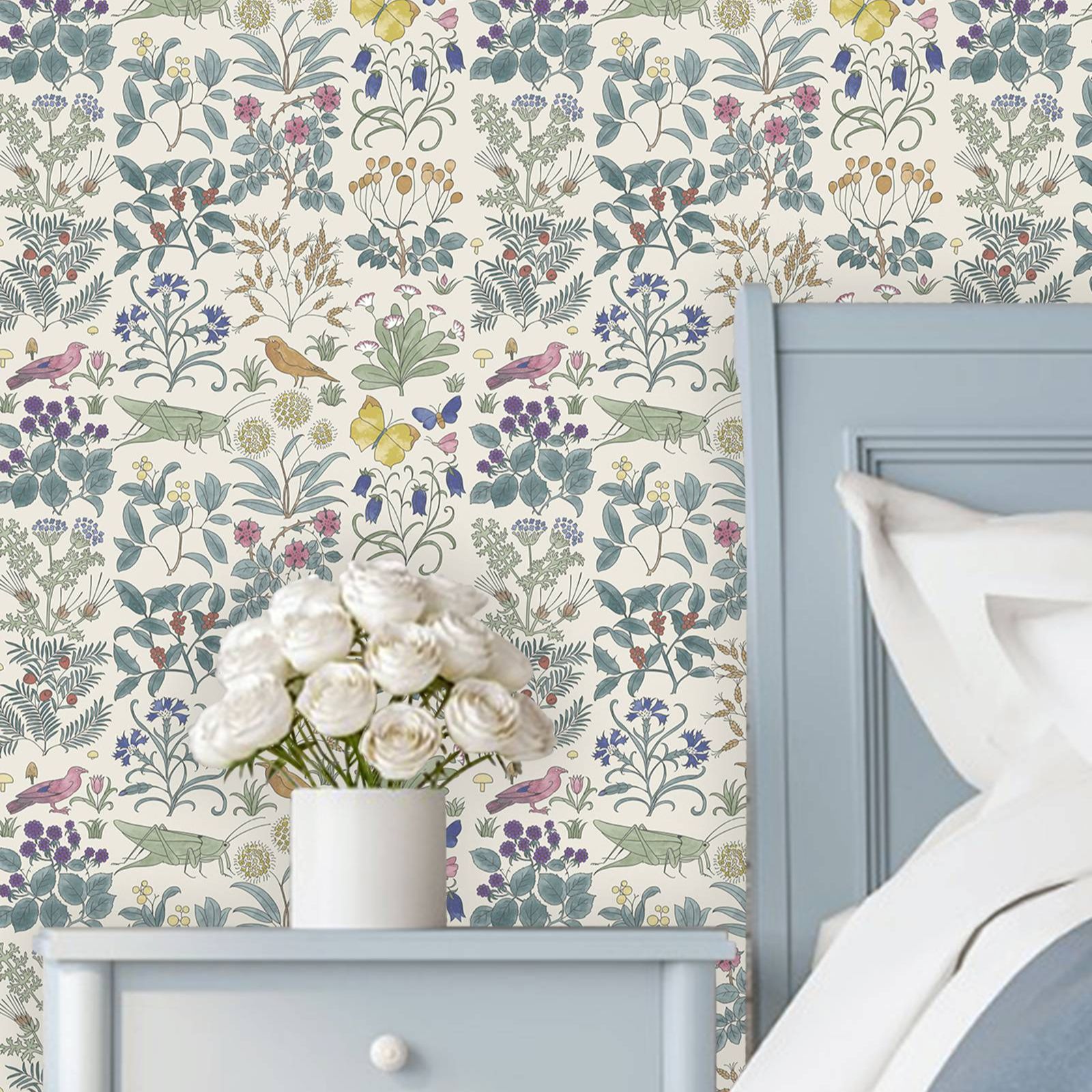 Apotheker Garten tapete mit Ga – Herbal Wallpaper Bewertung und Preis