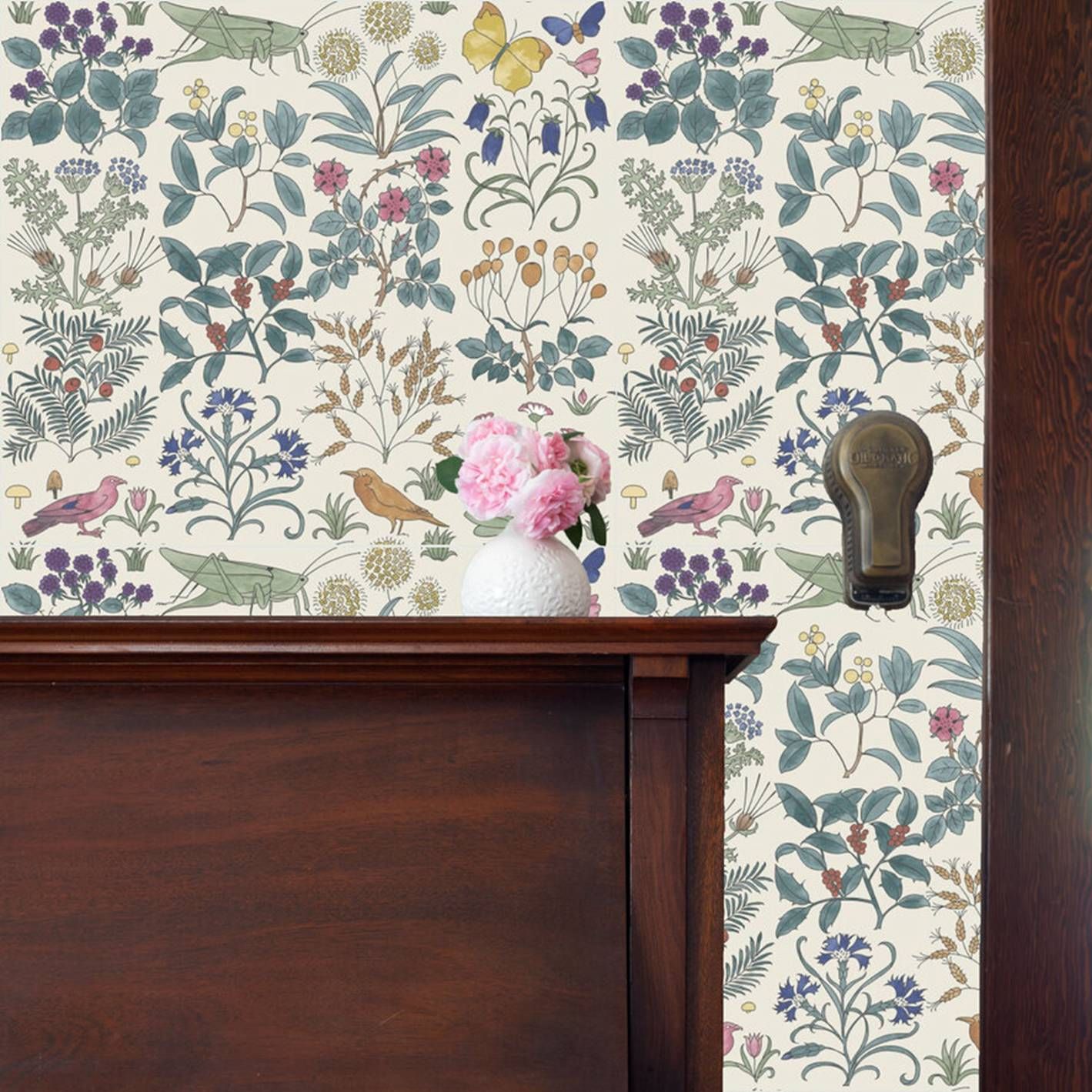 Apotheker Garten tapete mit Ga – Herbal Wallpaper Bewertung und Preis