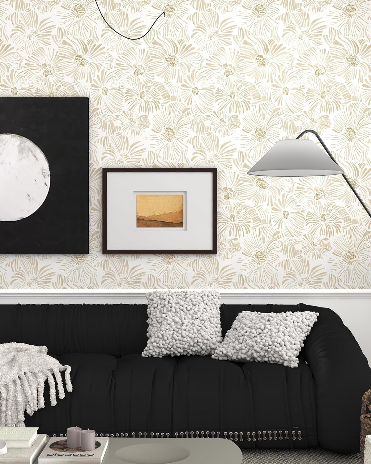 Moderne Tapete zum Abziehen un – Herbal Wallpaper Bewertung und Preis