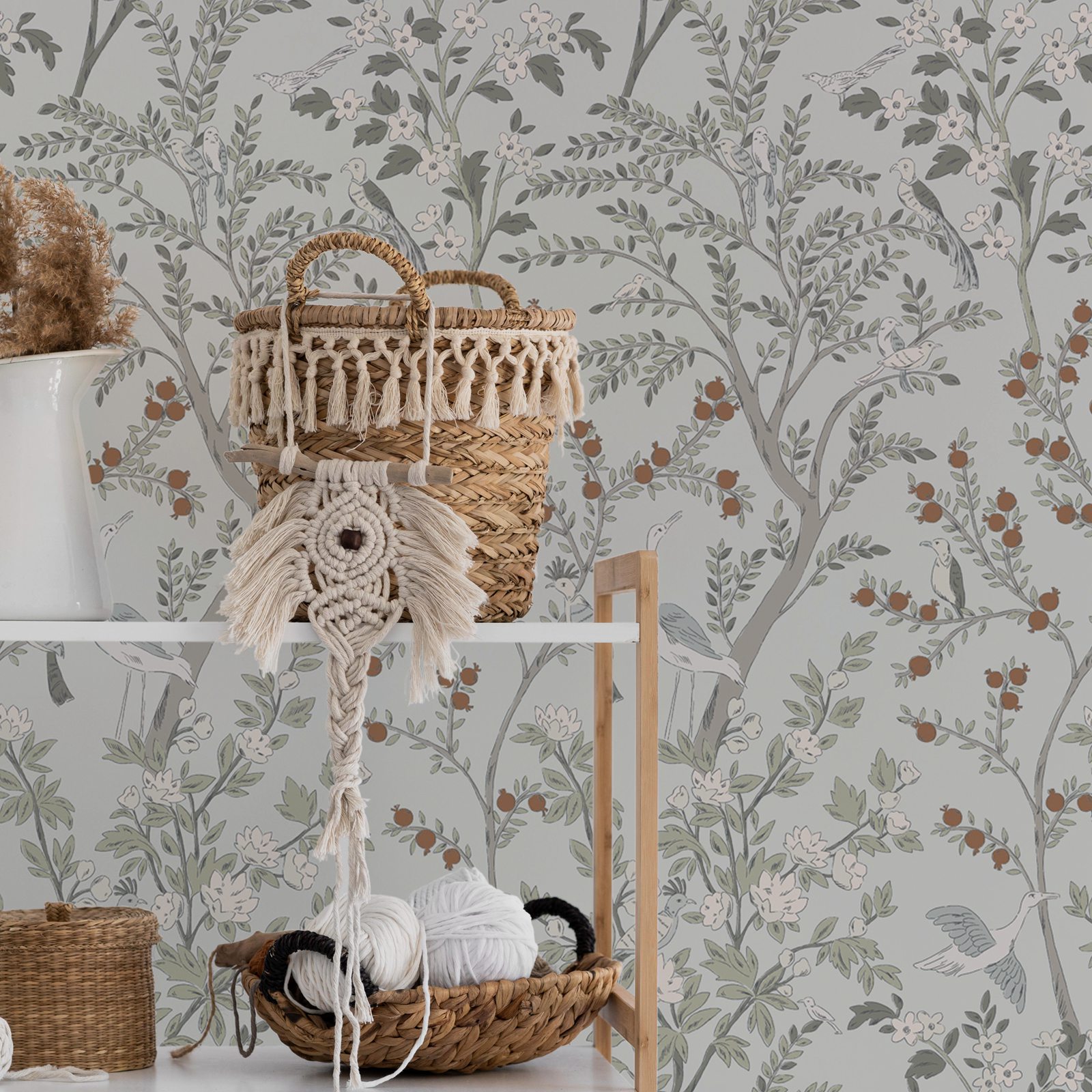 Vintage-Wandaufkleber mit Blum – Herbal Wallpaper Bewertung und Preis