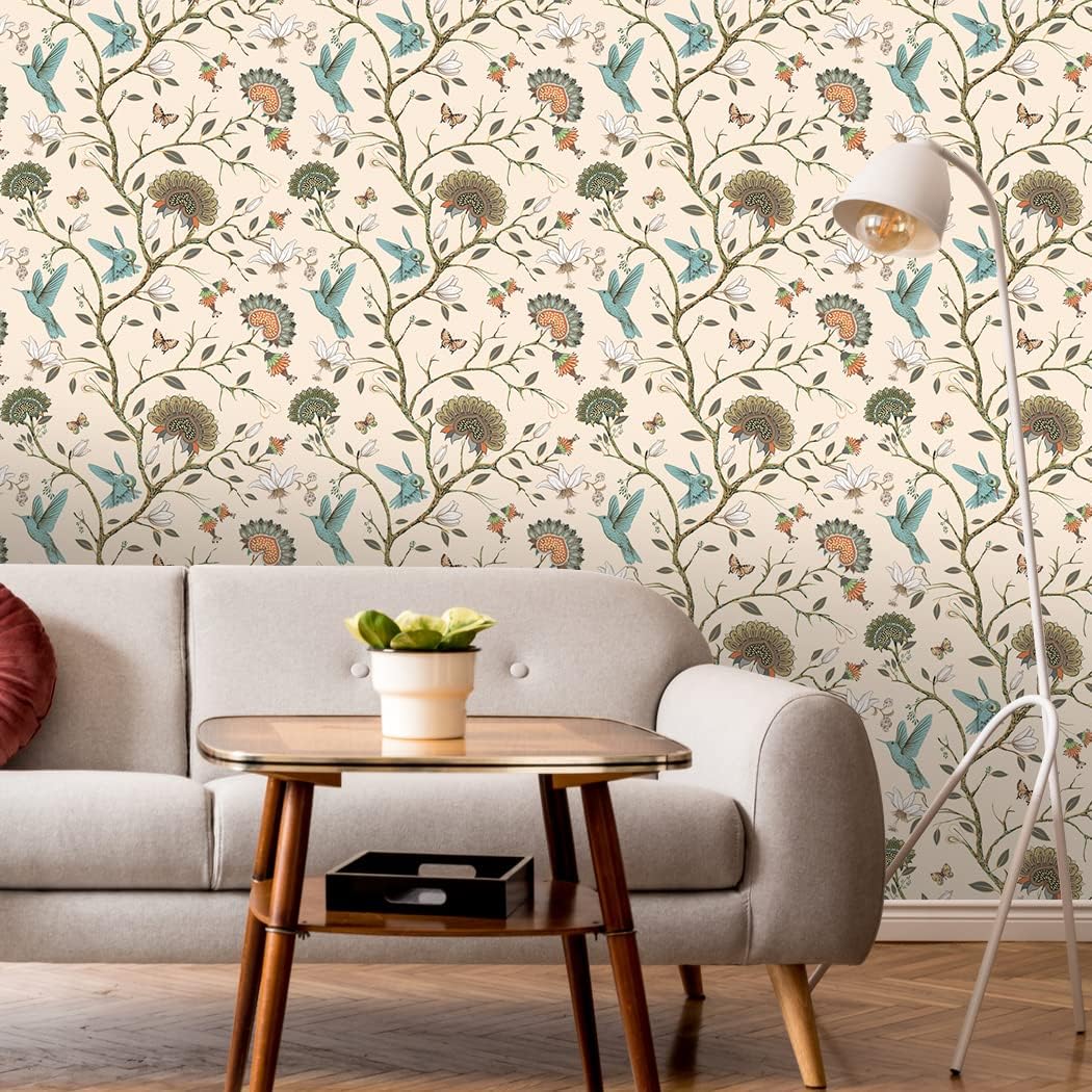Vogel-Tapete, abnehmbares, sel – Herbal Wallpaper Bewertung und Preis